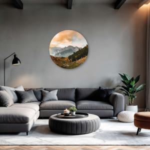 Muurcirkel Bergen landschap