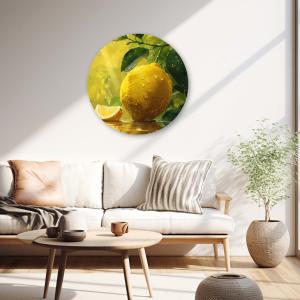 Muurcirkel Stilleven citroen