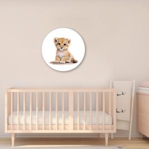 Muurcirkel schattige Leeuw (welp)