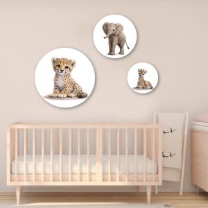 Muurcirkel schattige Zebra