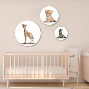 Muurcirkel schattige Zebra