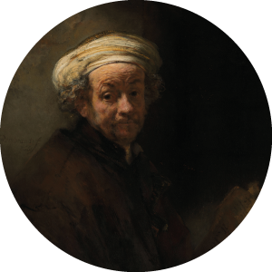 Muurcirkel Zelfportret als de apostel Paulus