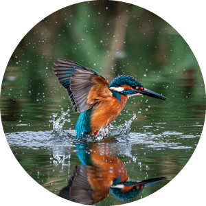 Muurcirkel Watervogel